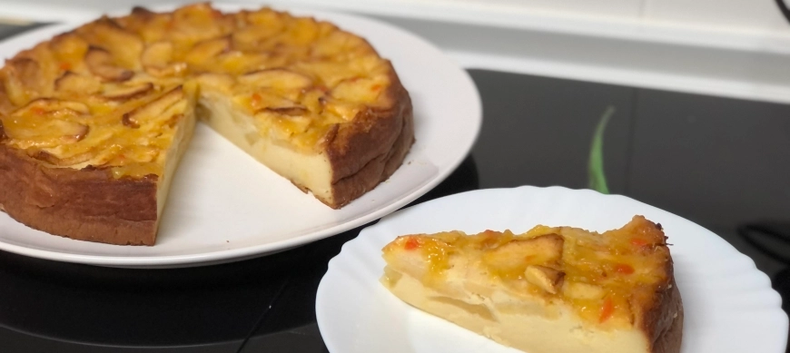 Tarta de manzana rápida Justa Molina /Thermomix Ciudad Real