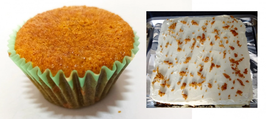 Magdalenas o tarta de zanahoria SIN GLUTEN con Thermomix