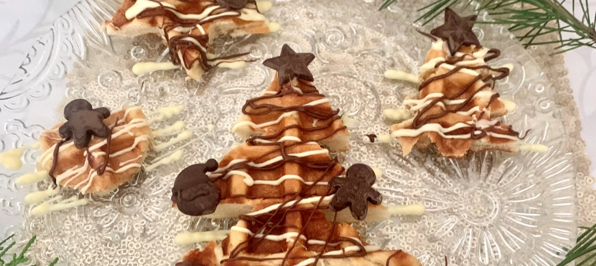 GOFRES NAVIDEÑOS DE CALABAZA