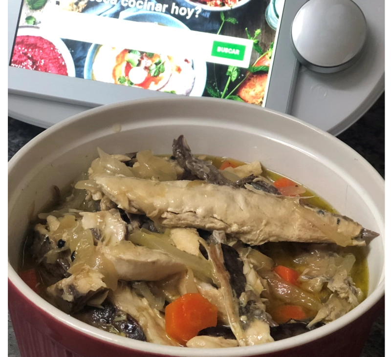 Caballas en escabeche Thermomix Justa Molina Ciudad Real
