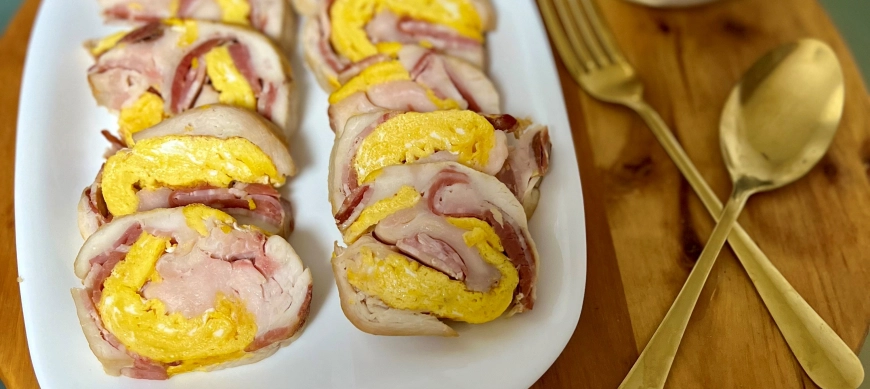 "COMPARTE TUS MEJORES MOMENTOS CON COOKIDOO" ROLLO DE PECHUGA DE POLLO