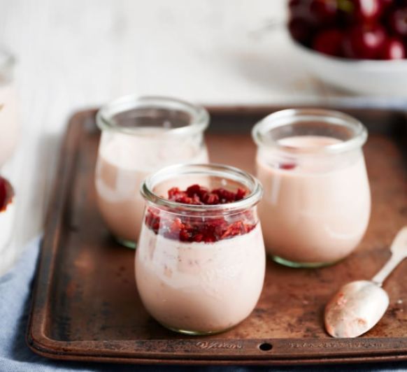 PANNA COTTA DE CEREZAS