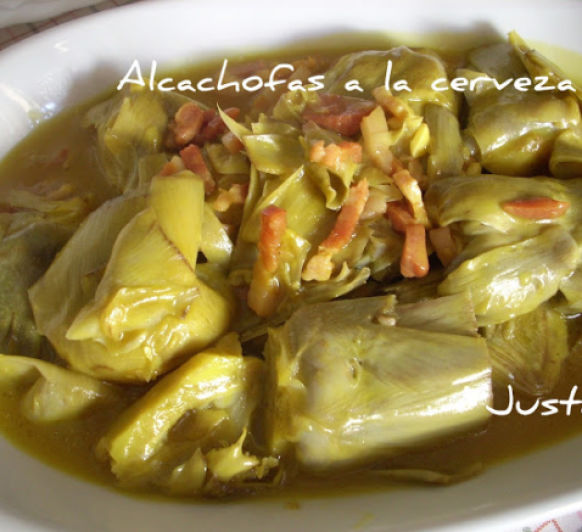 Alcachofas a la cerveza Thermomix® Ciudad Real-Justa Molina
