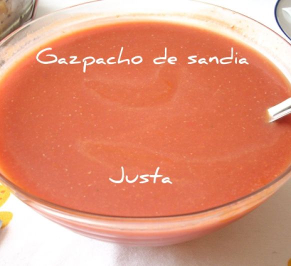 Gazpacho de Sandia Thermomix Ciudad Real Justa Molina